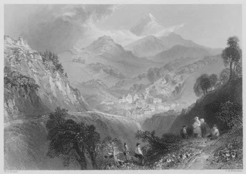 Enniskerry, vicino a Dublino (incisione)