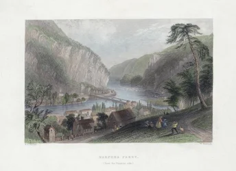 Harpers Ferry (dal lato del Potomac), pub. 1839