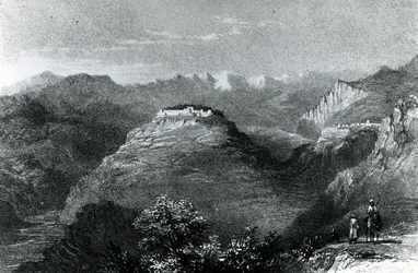 Residenza di Lady Hester Stanhope a Joon, sul Monte Libano, 1845