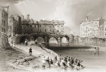 Vecchio ponte di Baal, Limerick, Irlanda, da 