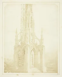 Monumento a Sir Walter Scott, Edimburgo, come appariva nell