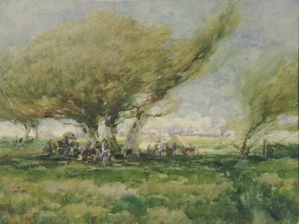 Un campo zingaro