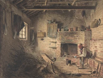 La colazione del taglialegna Il pasto del raccoglitore di rami, ca. 1832-34