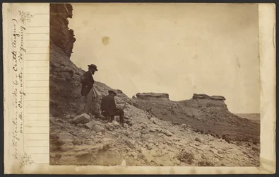 [Rocce della fortificazione (o Castle Augur) sul Chugwater, Wyoming]