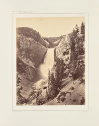 Cascate inferiori dello Yellowstone, vista ravvicinata