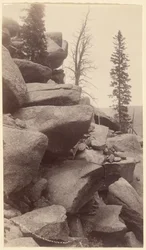 [Studio sulle rocce, Cascate di Green Mountain, Colorado].