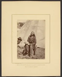 [Washakie o Spara al bufalo che corre, Shoshone, Monti del Fiume Vento, Wyoming].