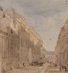 Inizio delle scuderie reali, Parigi, c.1828