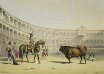Picador che sfida il toro, 1865