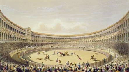 La Plaza de Toros di Madrid, 1865