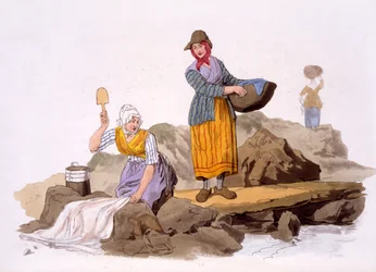 Lavandaie, da The Costumes of Great Britain, pub. da Henry Miller, 1805