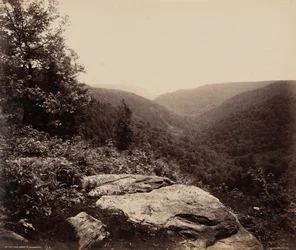 Vista sulla scogliera, cima degli Alleghenies, c. 1895 (foto)