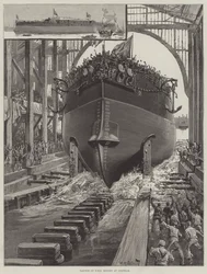Varo della HMS Rodney a Chatham