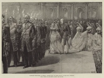 Feste nuziali a Berlino, Fackel-Tanz, o Danza delle Torce, al matrimonio reale