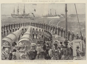 Inaugurazione del Canale Kaiser Wilhelm da parte dell