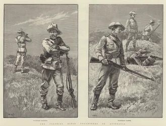 I volontari dei fucilieri coloniali dell