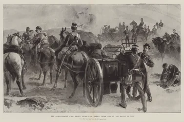 La guerra greco-turca, il principe Nicola di Grecia sotto il fuoco alla battaglia di Mati