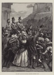 La prima visita della regina in Scozia, Edimburgo, 3 settembre 1842