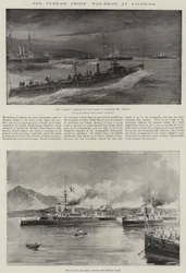 La crisi turca, navi da guerra a Salonicco