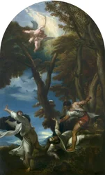 La morte di san Pietro Martire, da Tiziano, ca. 1826