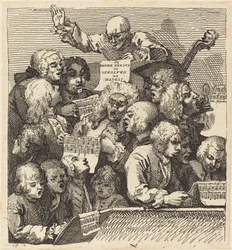 Un coro di cantanti