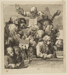 Un coro di cantanti