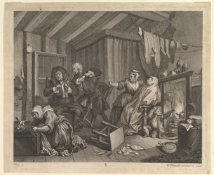 Il progresso di una prostituta, Piatto 5, aprile 1732