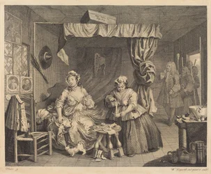 La carriera di una prostituta: tavola 3