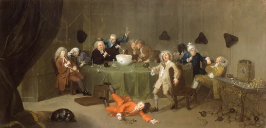 Una Conversazione Moderna a Mezzanotte, c.1732