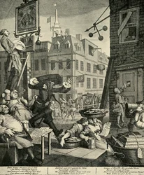Beer Street, 1751, 1925