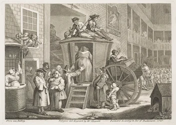 La diligenza o il cortile della locanda in campagna