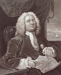 Incisione di Daniel Lock Esq di William Hogarth
