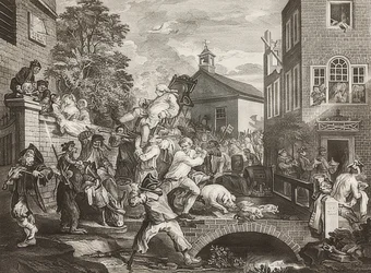 Quattro stampe di un