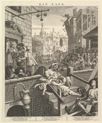 Gin Lane, 1 febbraio 1751