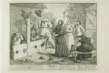 Hudibras in Tribolazione, sesta tavola da Hudibras