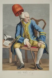 John Wilkes Esq., illustrazione da 