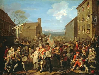 La marcia delle guardie a Finchley, 1750