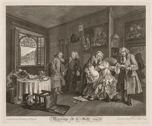 Matrimonio alla moda: La morte della contessa, 1745