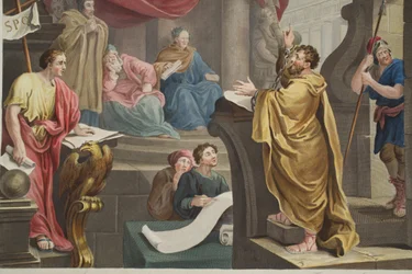 Paolo davanti a Felice, illustrazione da 