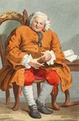 Ritratto di Simon Fraser, Lord Lovat, 25 agosto 1746, illustrazione da 