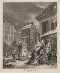 Le quattro ore del giorno, 1738