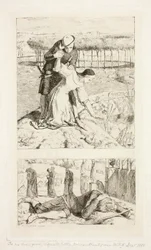 My Beautiful Lady (in alto); Of My Lady in Death (in basso), frontespizio di The Germ, n. 1
