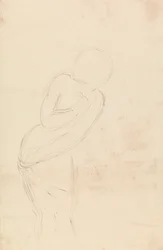 Schizzo di una donna (Studio per Isabella e il vaso di basilico)