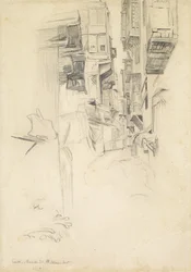 Scena di strada, Il Cairo, 1854