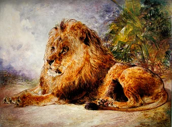 Leone a riposo