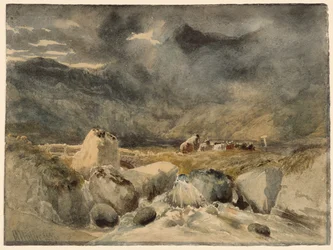 Moel Siabod, Galles settentrionale (acquerello)