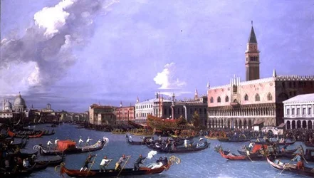 Il Bucintoro che ritorna al Molo il giorno dell