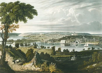 La città di Washington da oltre il Navy Yard