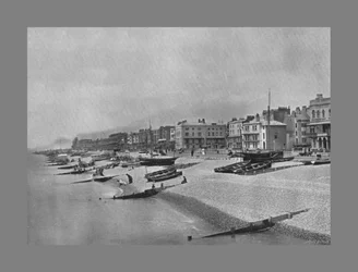 La parata Worthing, c1900