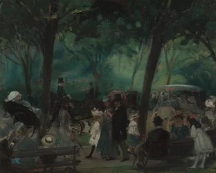 Il viale, Central Park, c.1905